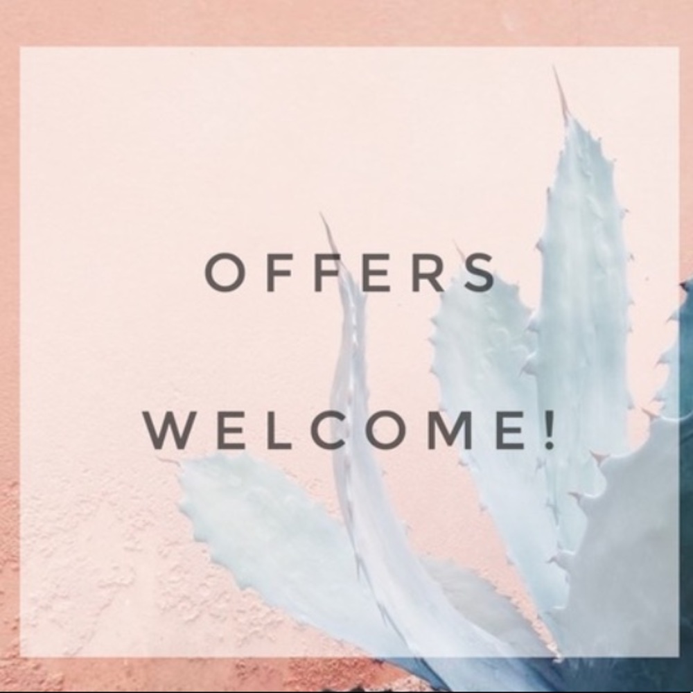 Offers Are Welcomed!